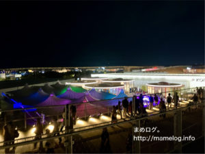 万博レポ_夜の大屋根リング